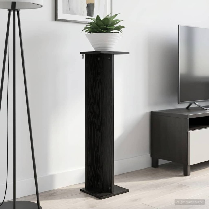 Support de Plante Chêne Noir 25 x 25,5 x 100,5 cm 643408643408
