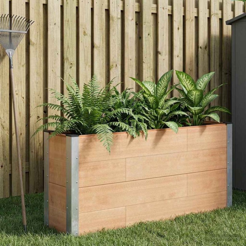 Jardinière surélevée Marron 150 x 30 x 72 cm 643416643416