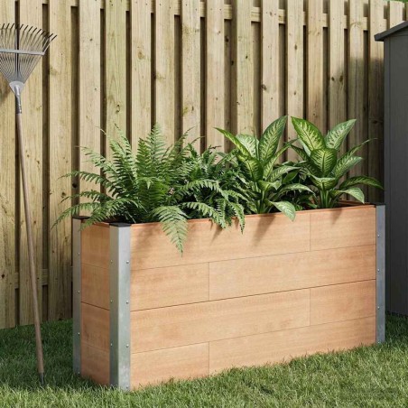 Jardinière surélevée Marron 150 x 30 x 72 cm 643416643416
