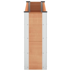 Jardinière surélevée Marron 150 x 30 x 72 cm 643416643416