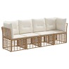 Ensemble de canapés d'extérieur Naturel Polyester 643419643419