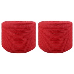 Corde 2 pcs Rouge Coton 643426643426