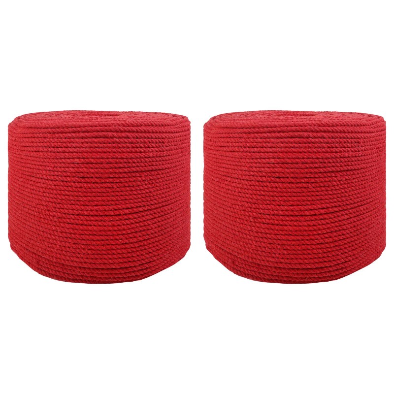 Corde 2 pcs Rouge Coton 643426643426