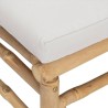 Salon de jardin 6 pcs avec coussins gris clair bambou 643427643427