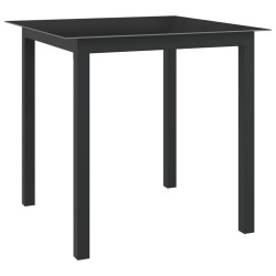 Ensemble à manger de jardin 5 pcs aluminium anthracite 643428643428