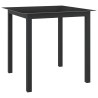 Ensemble à manger de jardin 5 pcs aluminium anthracite 643428643428