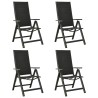 Ensemble à manger de jardin 5 pcs aluminium anthracite 643428643428