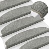 Tapis d'escalier auto-adhésifs 15 pcs Gris clair 643440643440
