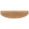 Tapis d'escalier auto-adhésifs 15 pcs Beige 80 x 24,5 x 3,5 cm 643441643441