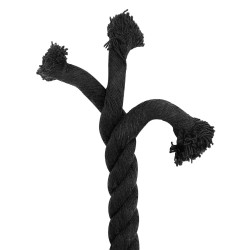 Corde Noir 3 x 3 x 2500 cm Coton 643444643444