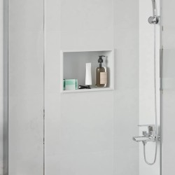Niche de Douche Blanc 30 x 20 x 9,5 cm Acier inoxydable 643448643448