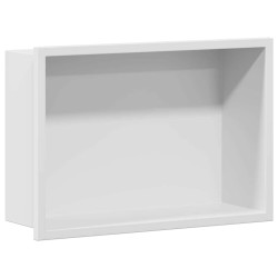 Niche de Douche Blanc 30 x 20 x 9,5 cm Acier inoxydable 643448643448