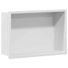 Niche de Douche Blanc 30 x 20 x 9,5 cm Acier inoxydable 643448643448