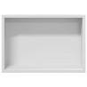 Niche de Douche Blanc 30 x 20 x 9,5 cm Acier inoxydable 643448643448
