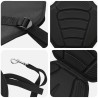 Siège de planche à pagaie 52 x 31 x 45 cm Lyocell Noir 643454643454