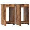 Support de Plante 2 pc Bois ancien 30 x 30 x 60 cm 643460643460