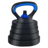 Set d'haltères 4-en-1 40kg Noir et Bleu Ciment et sable de fer 643462643462