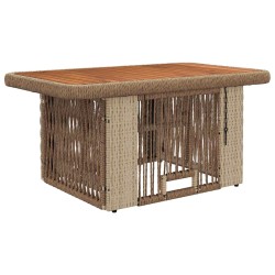 Ensemble de salle à manger pour jardin 3 pcs Beige et crème 643463643463