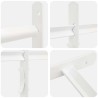 Grille de sécurité pour fenêtres avec 4 barres croisées 3 pcs 643464643464