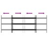 Grille de sécurité pour fenêtres avec 3 barres transversales 643465643465
