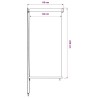 Store roulant d'extérieur 65 (l) x 230 (H) cm beige 643486643486