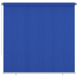 Store roulant d'extérieur 245 (l) x 230 (H) cm bleu HDPE 643488643488