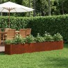 Jardin surélevé Acier patiné 280 x 40 x 40 cm 643489643489