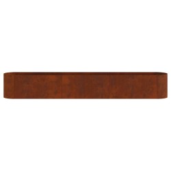 Jardin surélevé Acier patiné 280 x 40 x 40 cm 643489643489