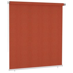 Store roulant d'extérieur 225 (l) x 230 (H) cm couleur terre cuite HDPE 643490643490