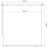 Store roulant d'extérieur 225 (l) x 230 (H) cm couleur terre cuite HDPE 643490643490