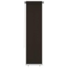Store roulant d'extérieur 65 (l) x 230 (H) cm HDPE marron 643494643494