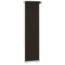 Store roulant d'extérieur 65 (l) x 230 (H) cm HDPE marron 643494643494