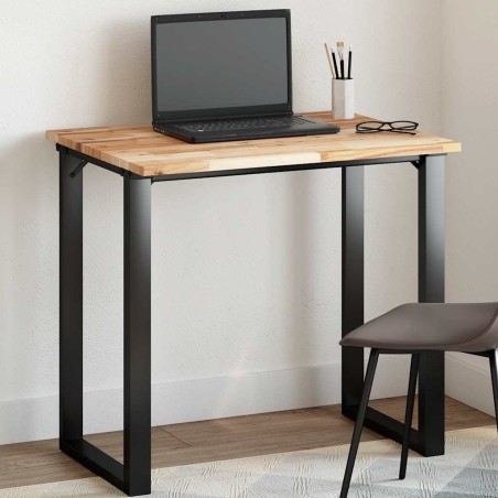 Dessus de table rectangulaire 80x60x2 cm bois massif d'acacia 643507643507