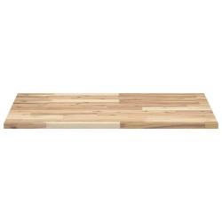 Dessus de table rectangulaire 80x60x2 cm bois massif d'acacia 643507643507