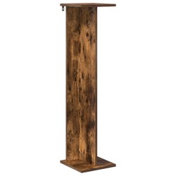 Support de Plante 2 pcs Chêne Fumé 25 x 25,5 x 100,5 cm 643515643515