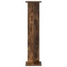 Support de Plante 2 pcs Chêne Fumé 25 x 25,5 x 100,5 cm 643515643515