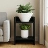 Support de Plante Chêne Noir 30 x 30 x 40 cm Bois d’ingénierie 643517643517