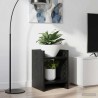 Support de Plante Chêne Noir 30 x 30 x 40 cm Bois d’ingénierie 643517643517