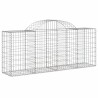 Paniers à gabions arqués 7 pcs 200x50x80/100 cm Fer galvanisé 643521643521