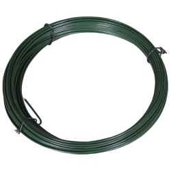 Fil de liaison de clôture 25 m 1,4/2 mm Acier Vert 643525643525