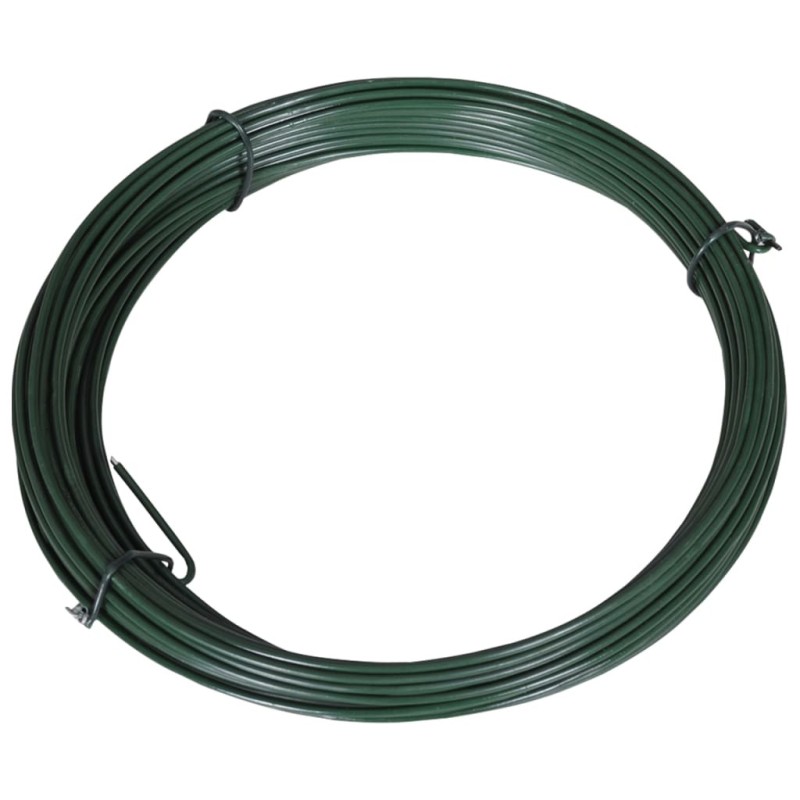 Fil de liaison de clôture 25 m 1,4/2 mm Acier Vert 643525643525