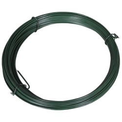 Fil de liaison de clôture 25 m 1,4/2 mm Acier Vert 643525643525