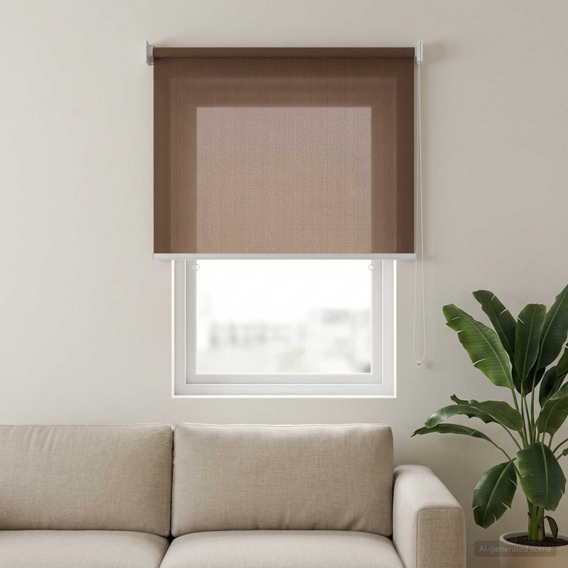 Store enrouleur extérieur à 90% de blocage UV Taupe 60 x 140 cm 643533643533