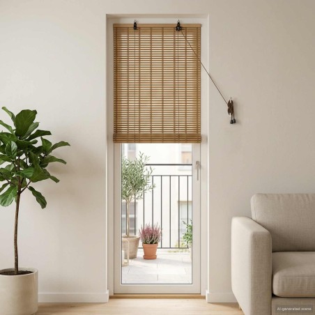 Store enrouleur Nature 70 x 220 cm Bambou 643536643536