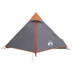 Tente de randonnée Gris et orange 222 x 85 x 125 cm 643540643540
