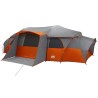 Tente familiale avec auvent imperméable tunnel Gris et orange 643542643542