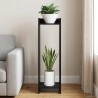 Support de Plante Chêne Noir 30 x 30 x 100 cm Bois d’ingénierie 643547643547