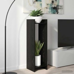 Support de Plante Chêne Noir 30 x 30 x 100 cm Bois d’ingénierie 643547643547