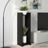 Support de Plante Chêne Noir 30 x 30 x 100 cm Bois d’ingénierie 643547643547