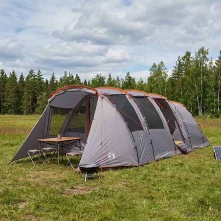 Tente tunnel Gris et orange 675 x 392 x 210 cm 643551643551